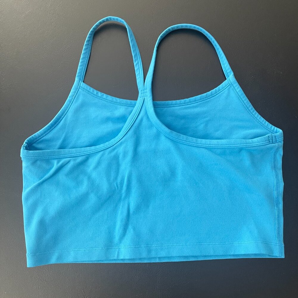 OFFLINE By Aerie the Hugger Longline Racerback Sports Bra size L Blue